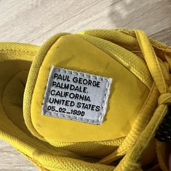 Nike Paul George PG Moon Exploration Yellow Black Mens Size 12 BQ8452-700 - Picture 7 of 8